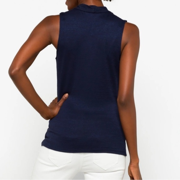 Benni Wrap Front Ruched Knit Top - Picture 2 of 11